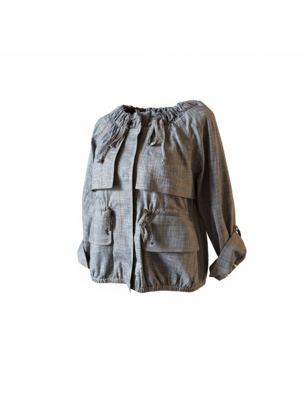 Ali Ro Jean Look Top/Jacket **REALLY CUTE** - Size 2